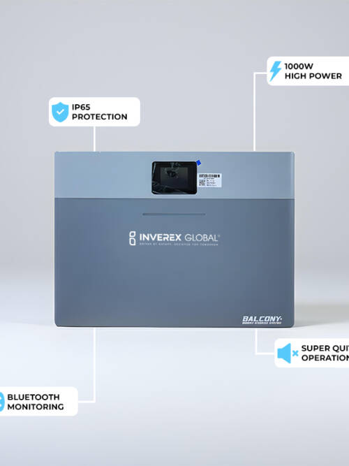INVEREX -BALCONY ENERGY STORAGE SYSTEM 1KW